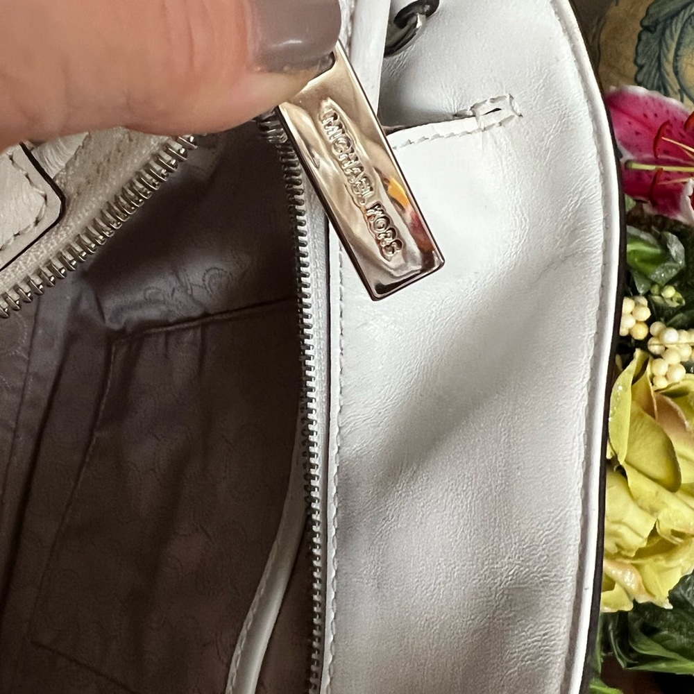 ๐นRUNWAY MICHAEL KORS GLSSS/LEATHER BAG ๐นRARE MK COUTURE BAG - Picture 13 of 15